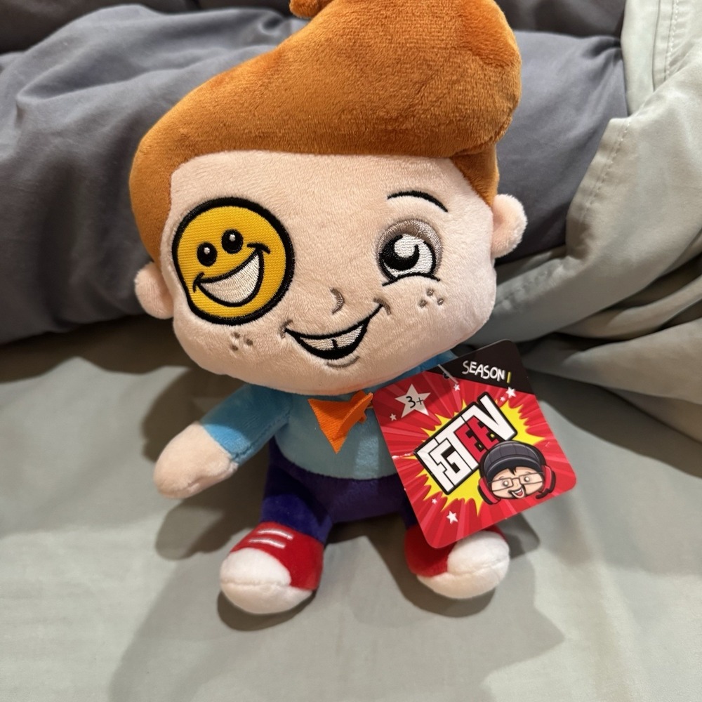 FGTeeV Funnel Boy 8" Plush Figure Doll Series Laffter 2019 New